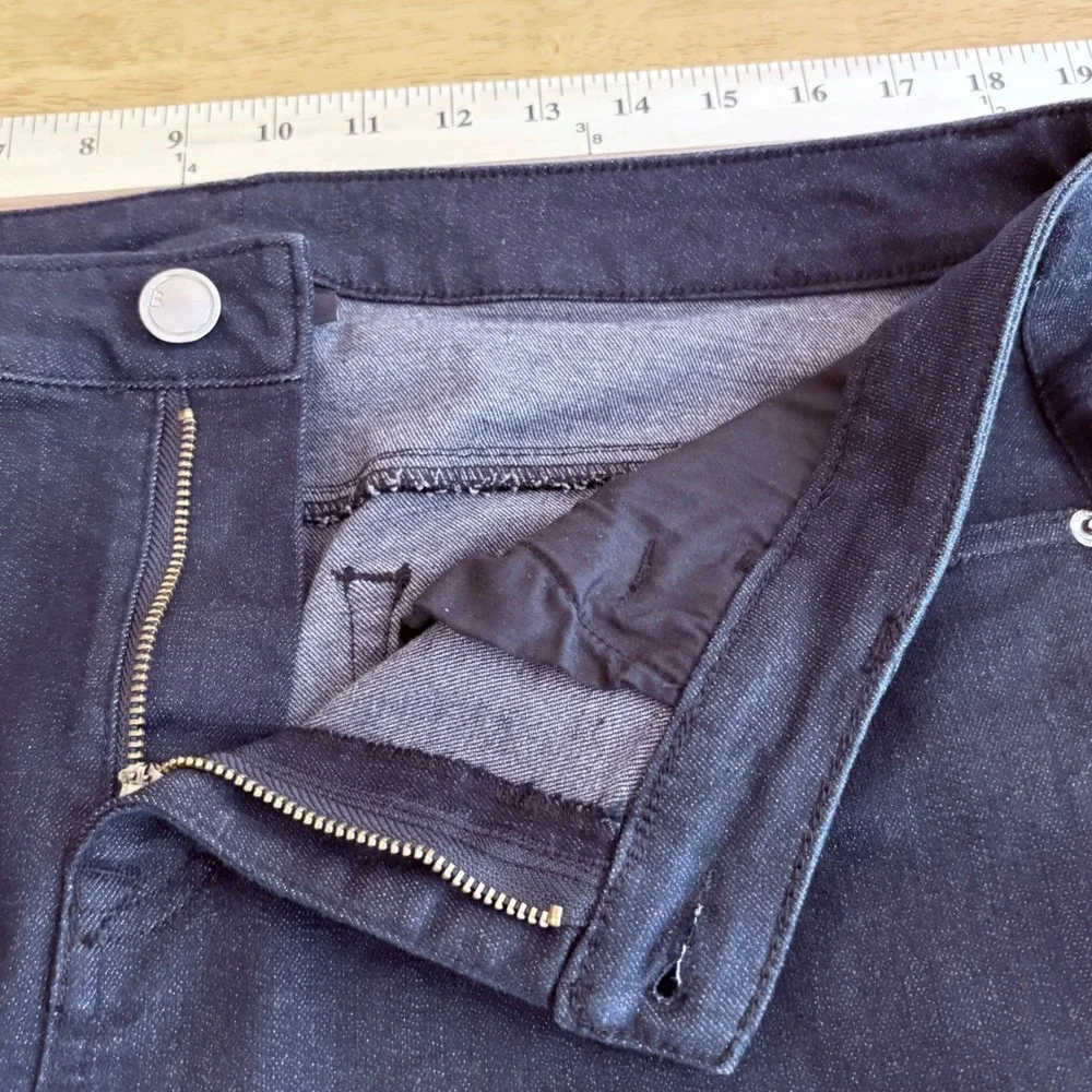 Lane Bryant Women Plus 20 Black Dark Wash Skinny‎ Ankle Jeans High Rise Stretch